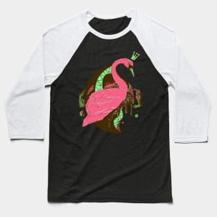 Pink Mint Swan Queen Baseball T-Shirt